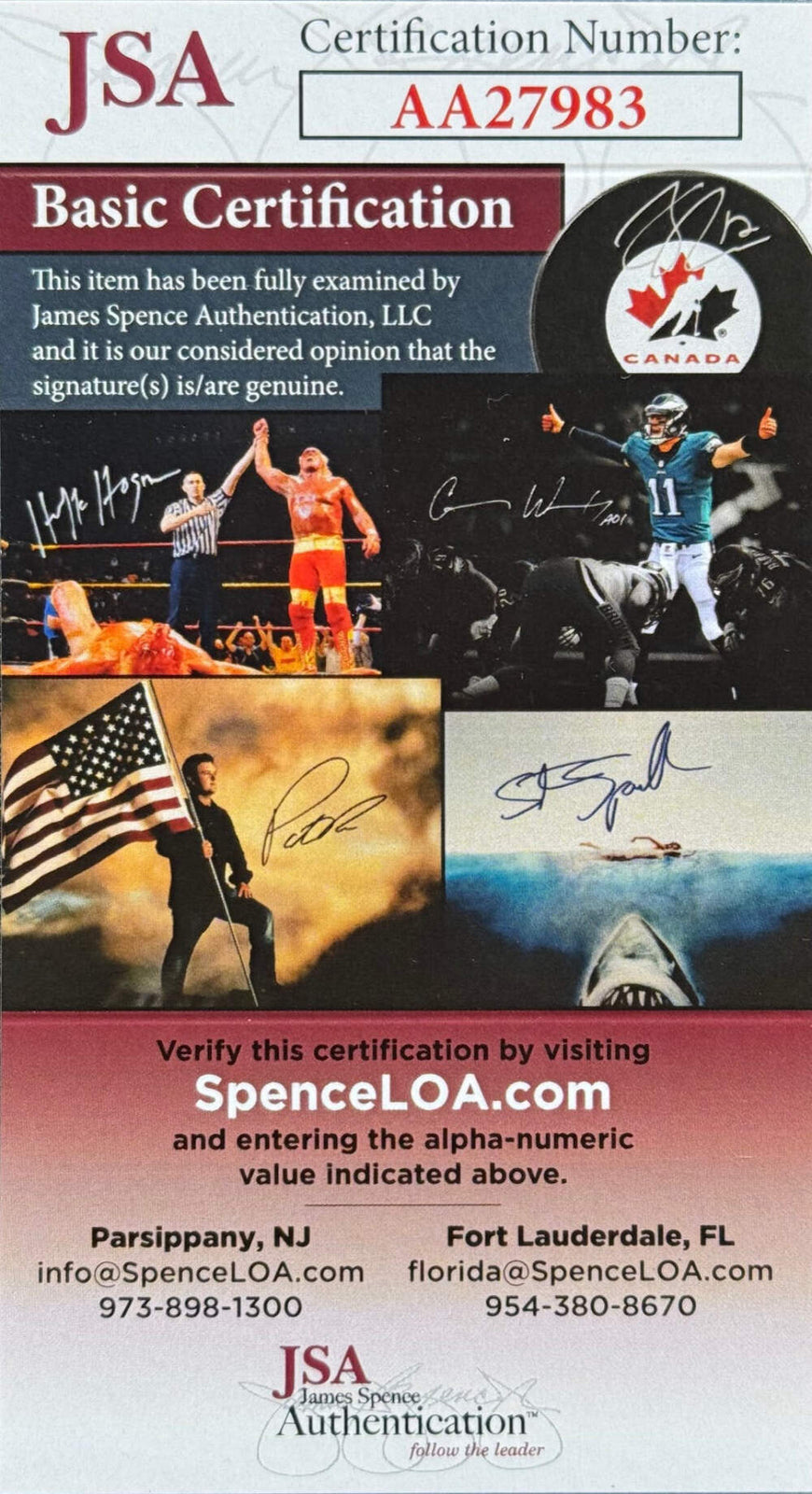 Jack Nicklaus Autographed Golf 8X10 Photo (Jsa)