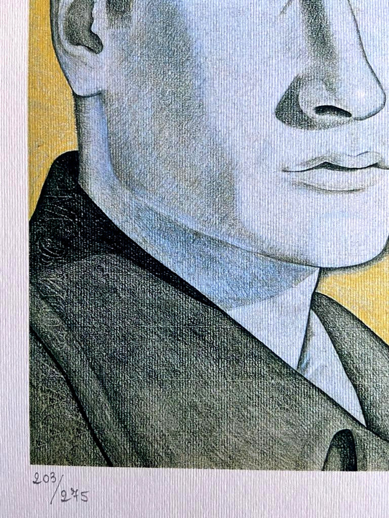 Lucian Freud Lithograph Coa Signature And Stamp