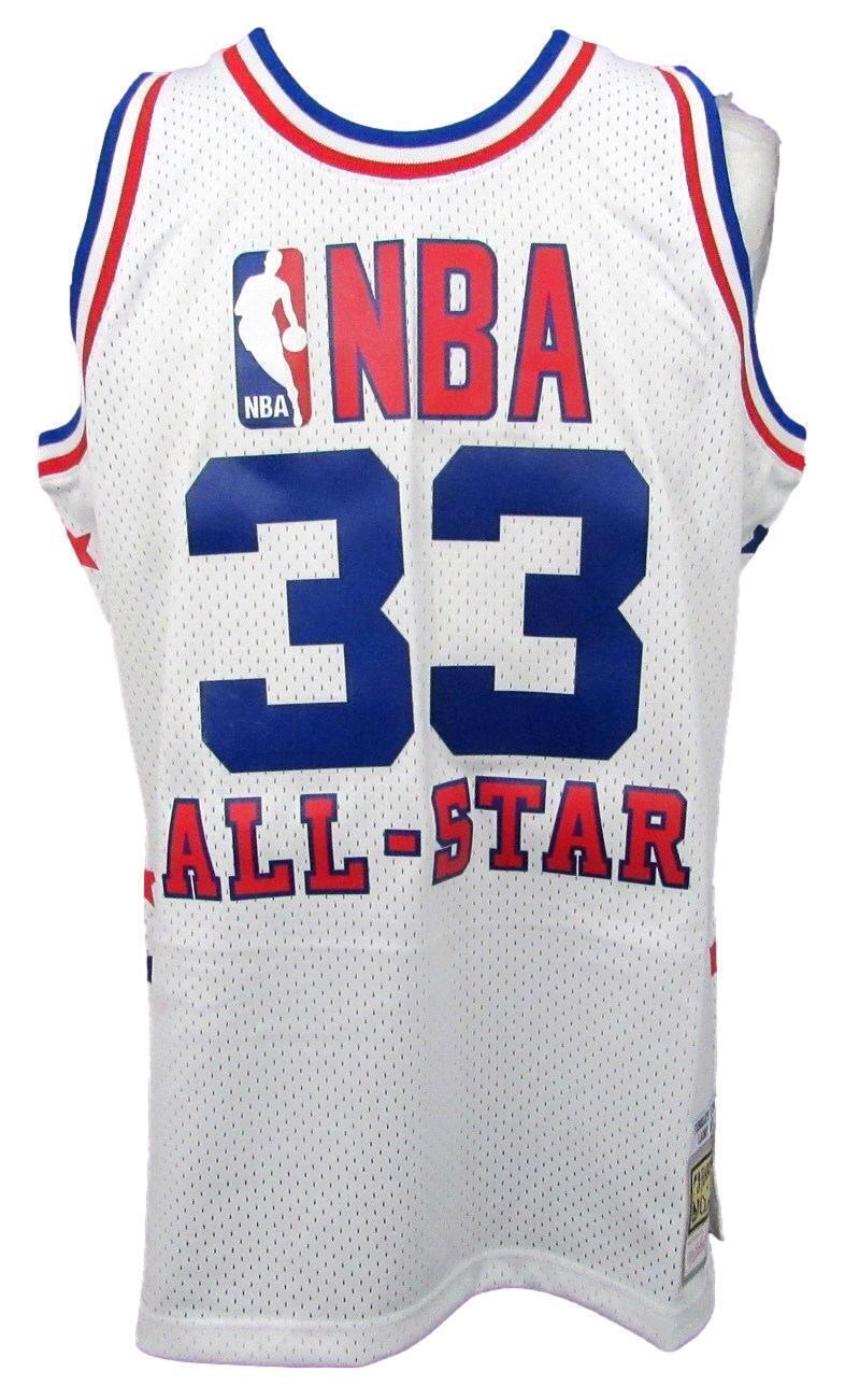 Larry Bird Autographed White Nba All-Star