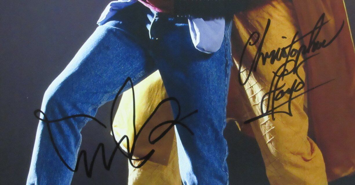 Michael J Fox/Christopher Lloyd Auto/Sign 16X20