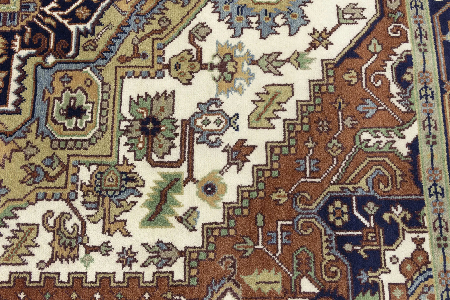 8X10 Ft Heriz Serapi Oriental Rug Traditional