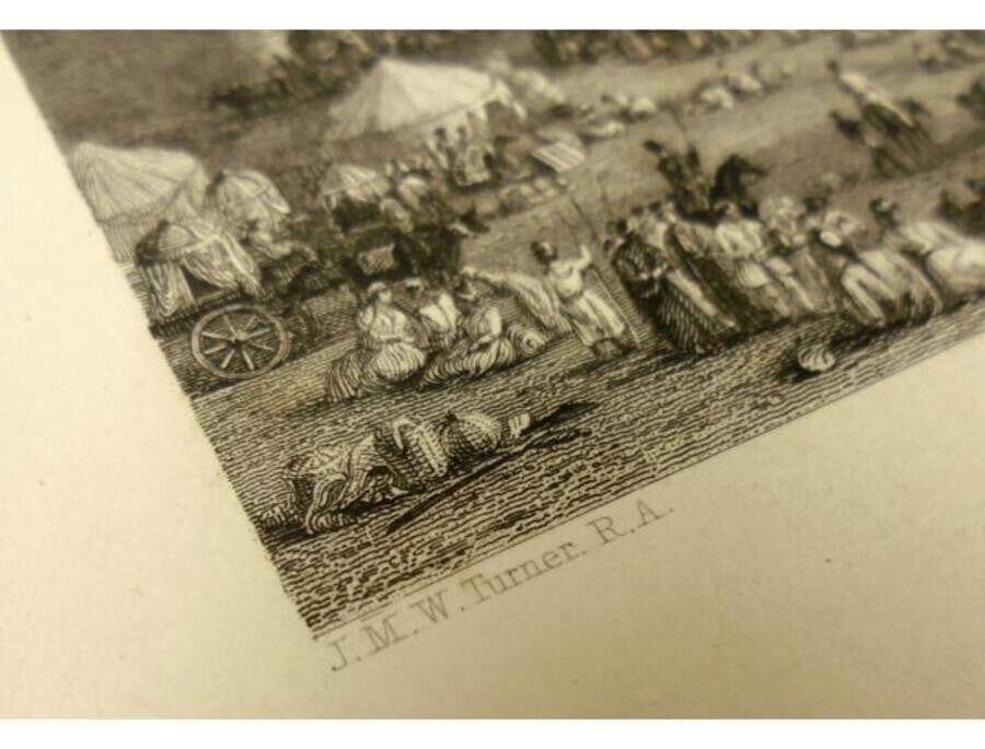 George Francis White - Views In India Himalaya Mountains 1838 Original Etching