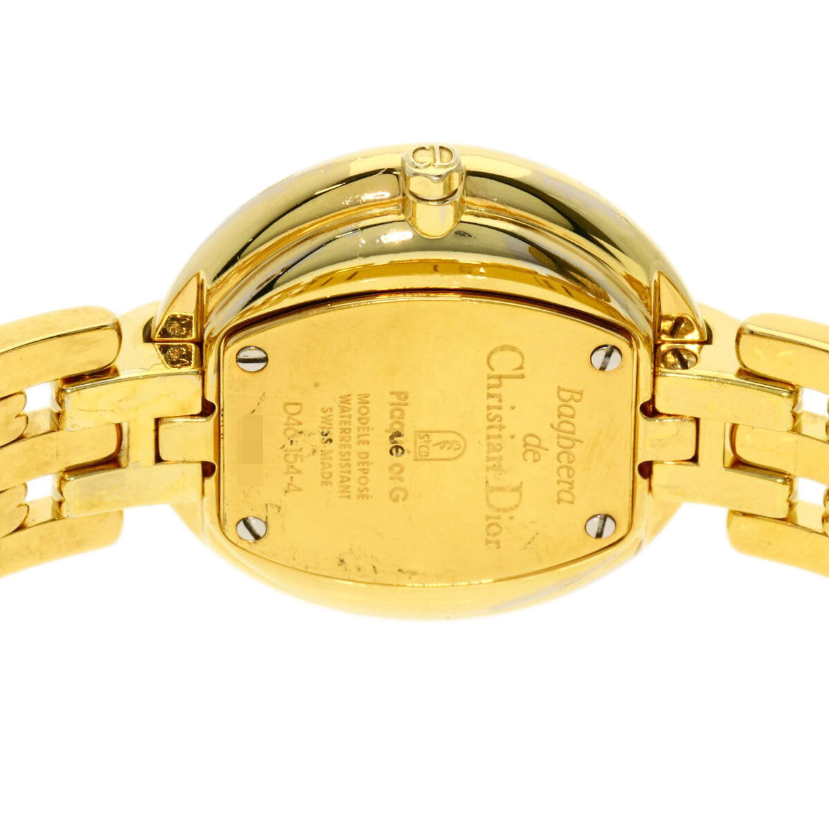 Christian Dior Bakira Watches D46-154-4 Gold Plated/Gold Plated Ladies