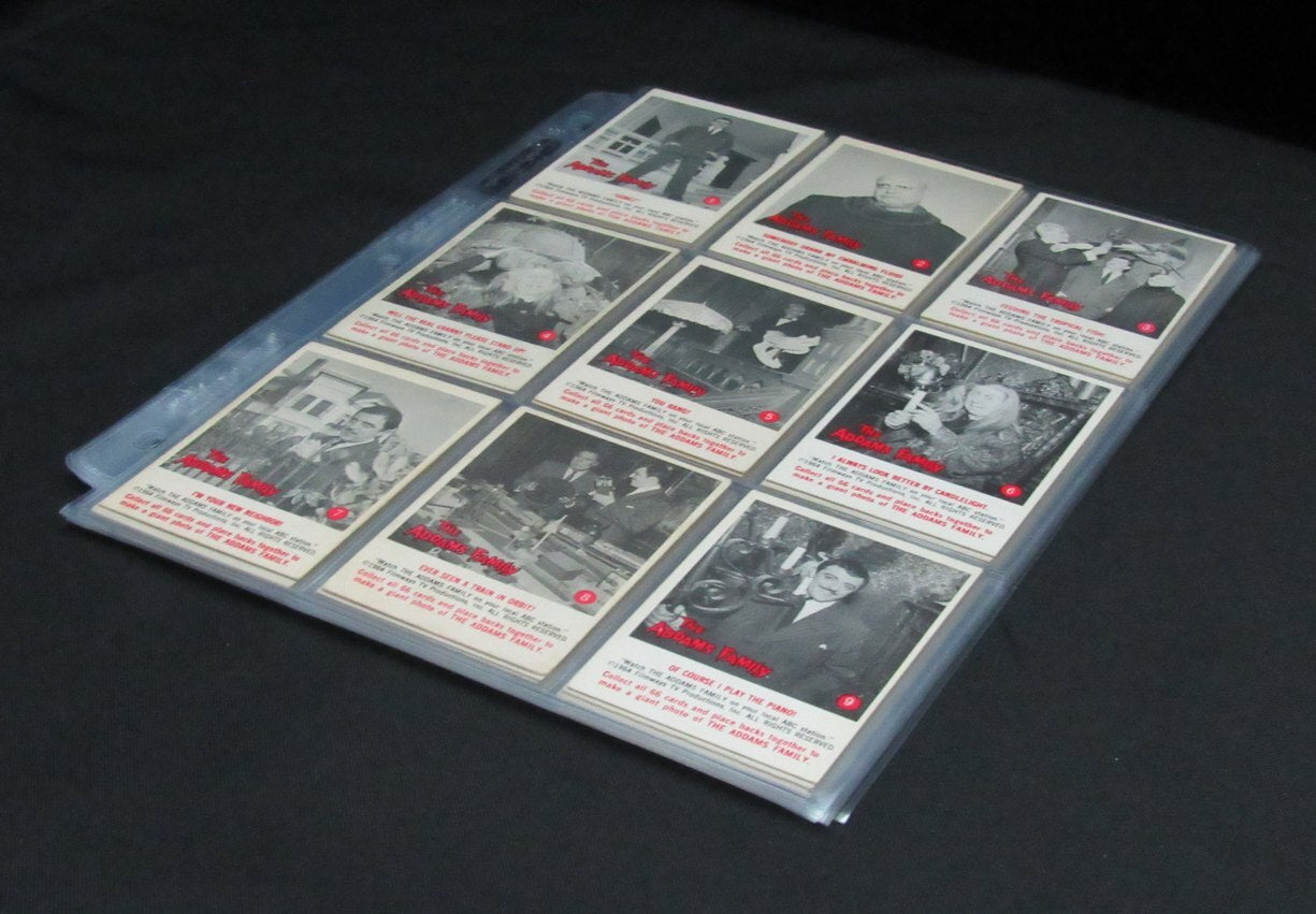 1964 The Adams Family Card Complete Set (1-66) Tv
