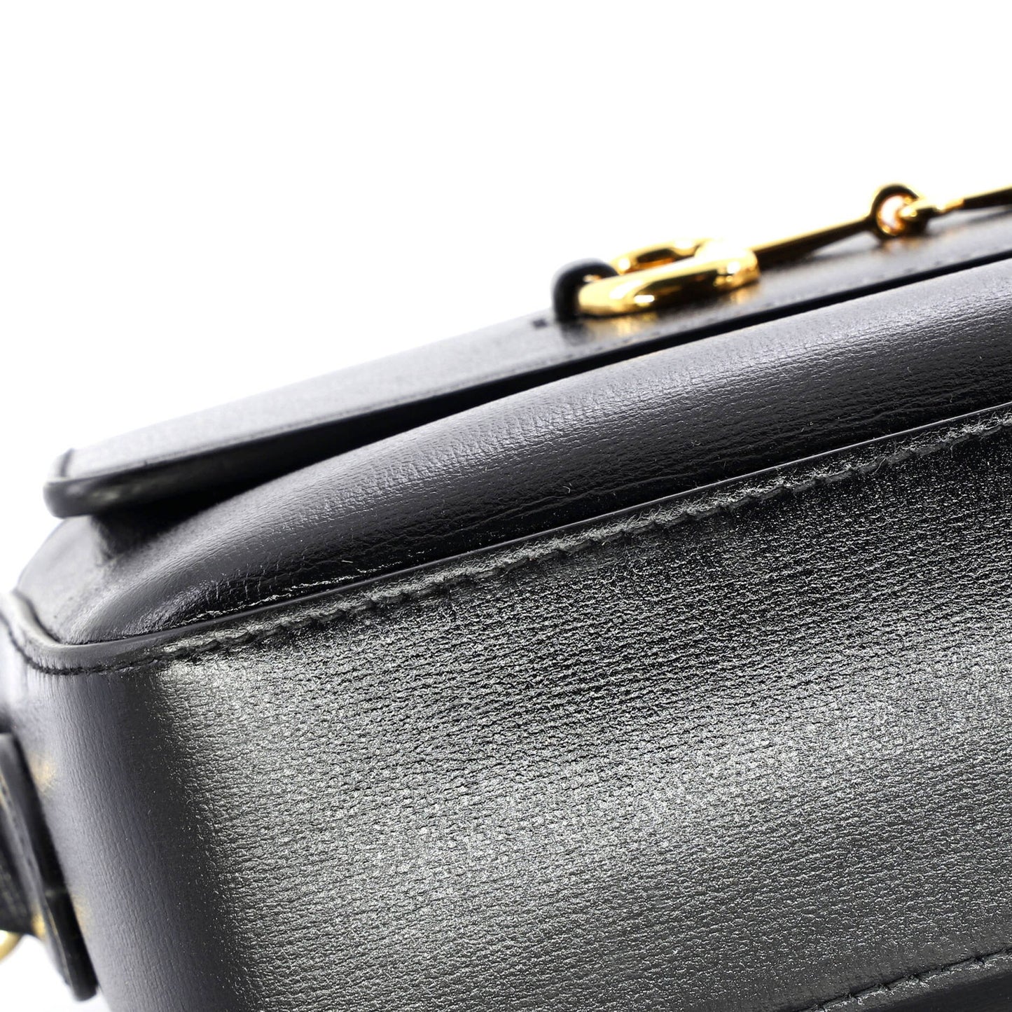 Gucci Horsebit 1955 Flap Pocket Camera Bag Leather Small