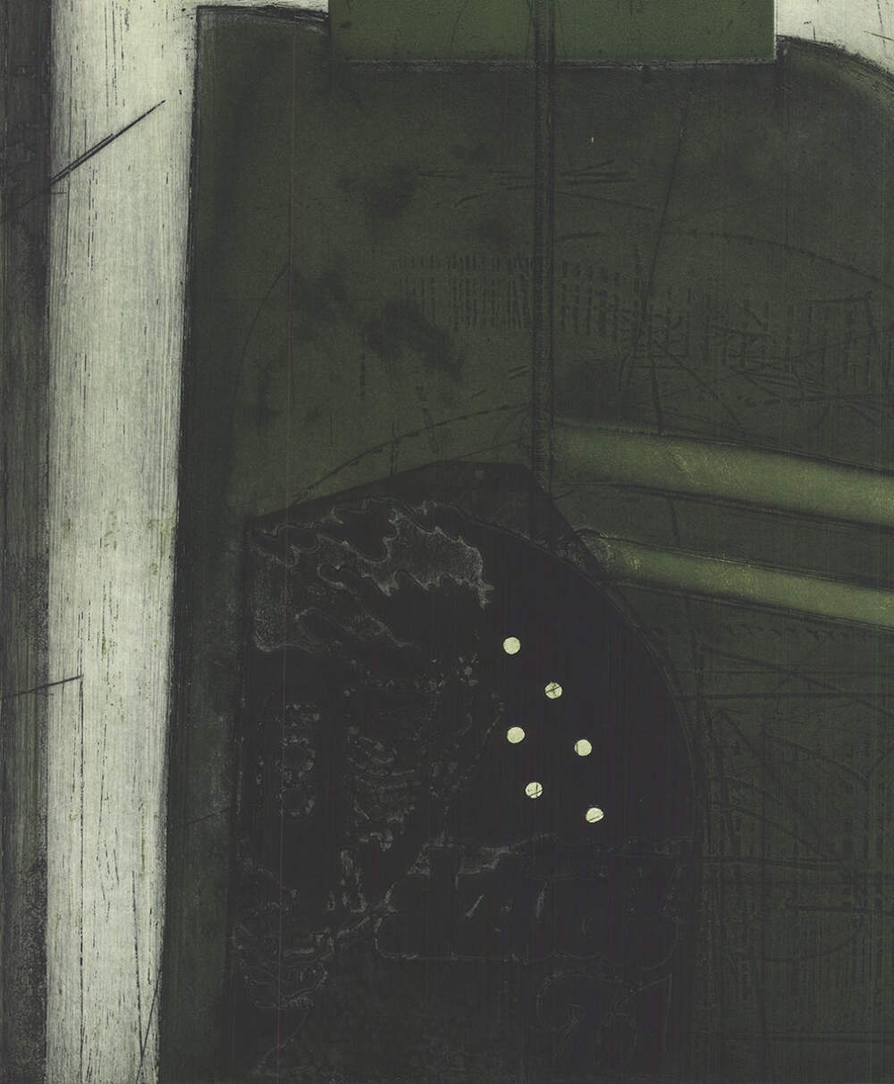 Karl Fred Dahmen Untitled Signed " Etching