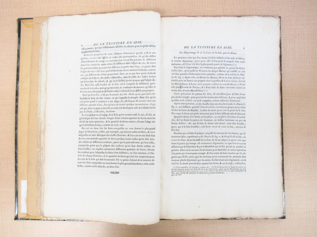 ?Art De La Teinture En Soie? By Pierre-Joseph Macquer, 1763, First Edition Paris