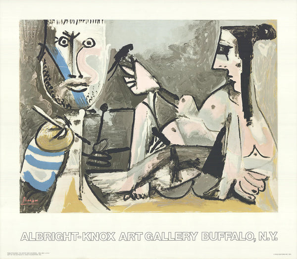 Pablo Picasso The Artist And His Model
