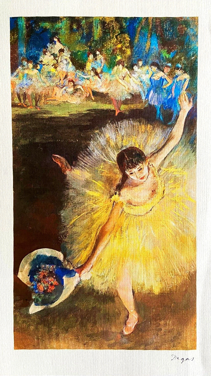 Edgar Degas Lithograph 1943 Coa Mourlot Signed