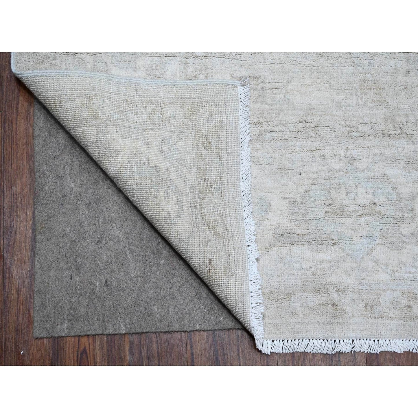 8'1"X9'9" Unique Gray Ziegler Mahal Design Hand Knotted Wool Oriental Rug