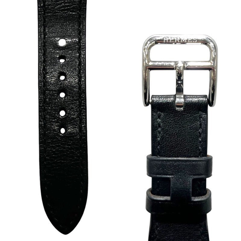Hermes H Watch Double Tour Sm Hh1.231 Black