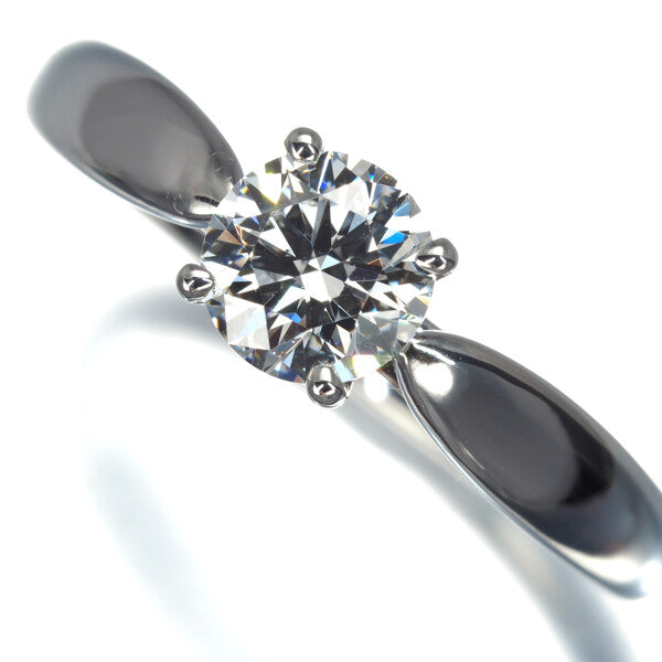 Tiffany&Co. Ring Harmony Solitaire Diamond 0.57Ct E Vs1 3Ex Us5.75-6 Pt950