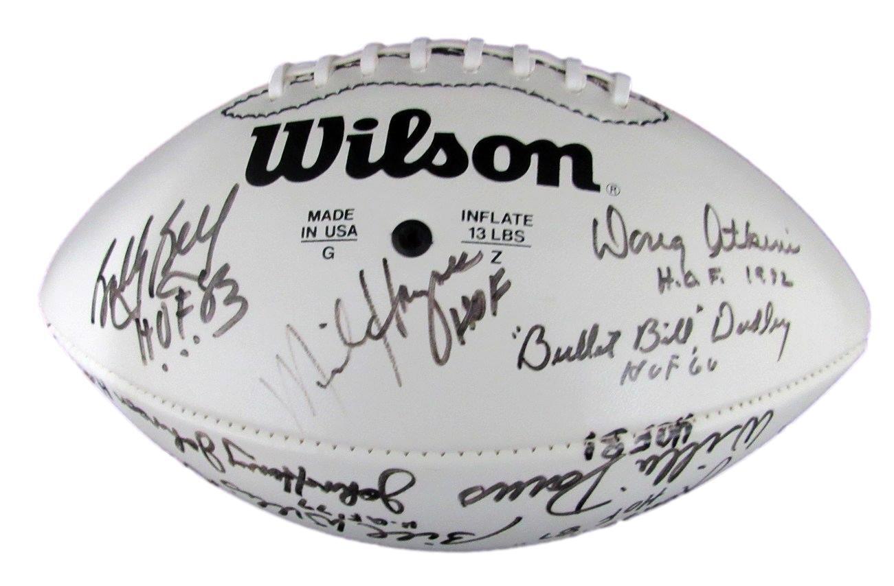 Nfl Hall Of Famers Multi-Autographed (21) Wilson
