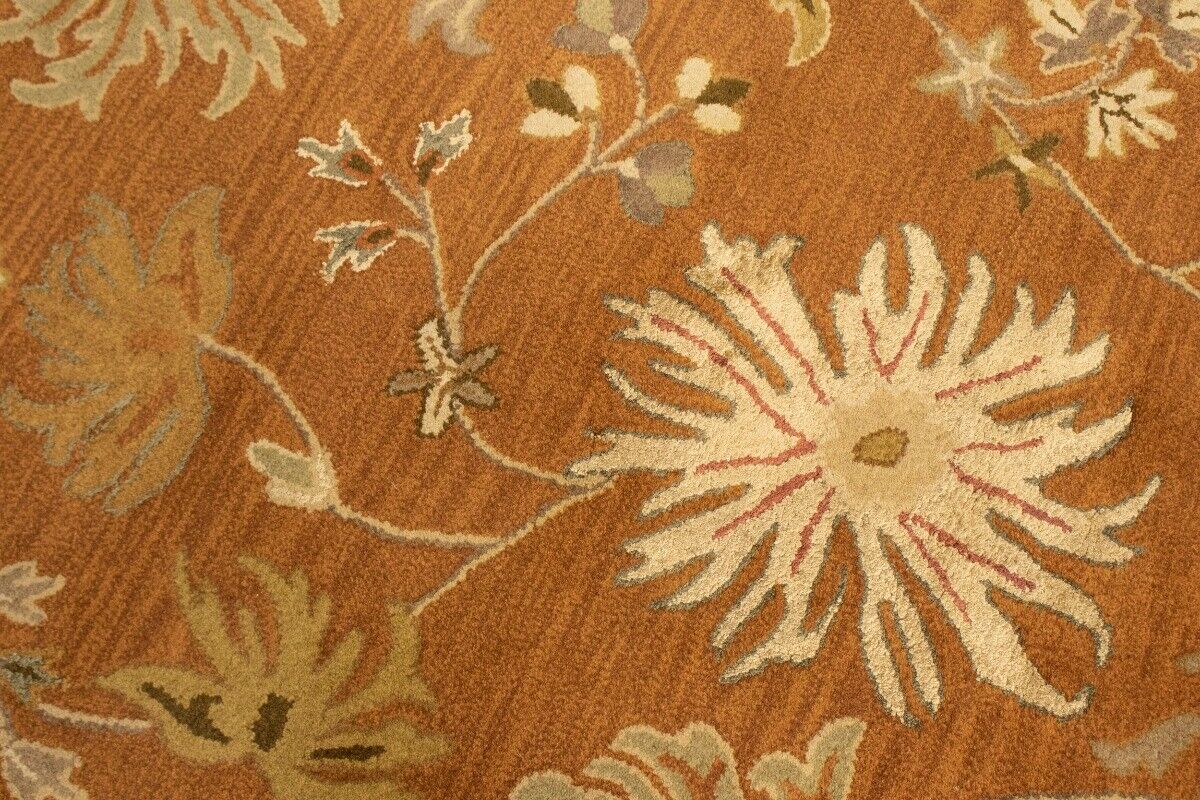 10X13 Ft Hand-Tufted Oriental Rug Floral Design