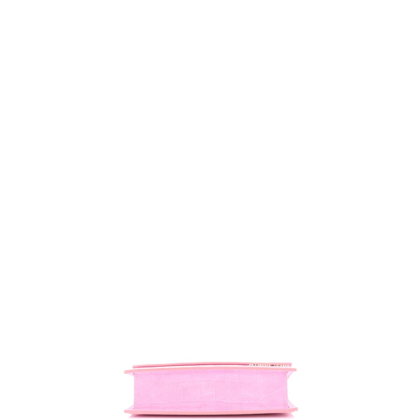 Jacquemus Le Chiquito Bag Crocodile Embossed Suede Long