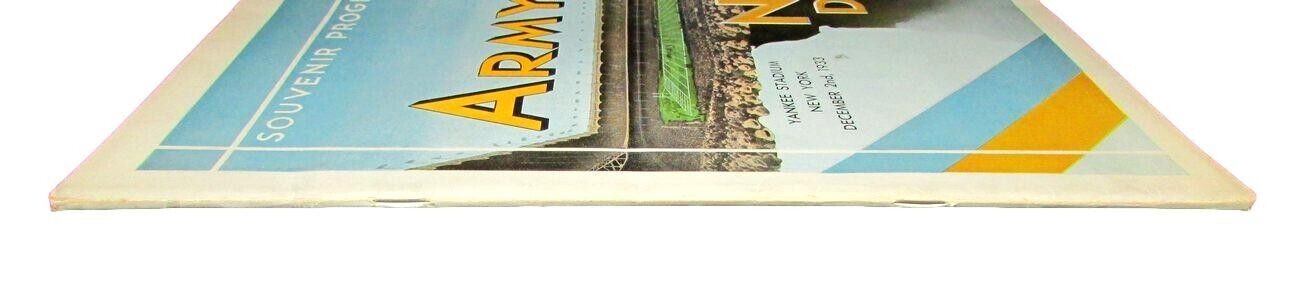 12/2/1933 Army Vs. Notre Dame College Program
