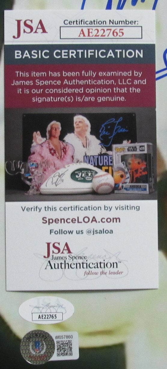 Michael J Fox/Christopher Lloyd Sign/Auto 16X20