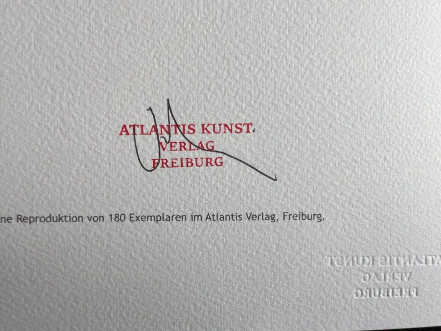 Ellsworth Kelly Lithograph Signed Coa 180 Ex Numbered Pencil Stamp