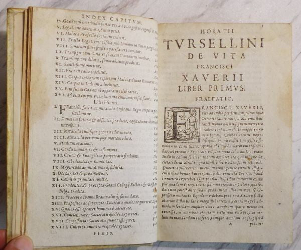 1597 Torsellino De Vita Francisci Xaverii Jesuit Japan Mission St Francis Xavier
