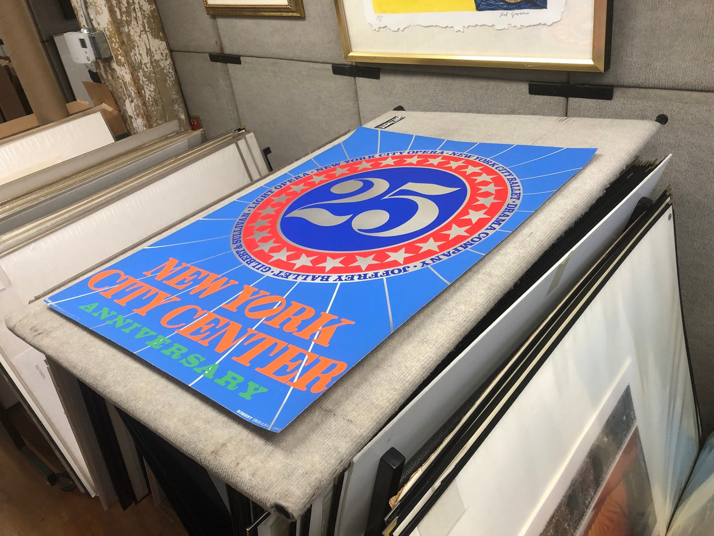 Robert Indiana New York City Center " Serigraph Pop Art Multi