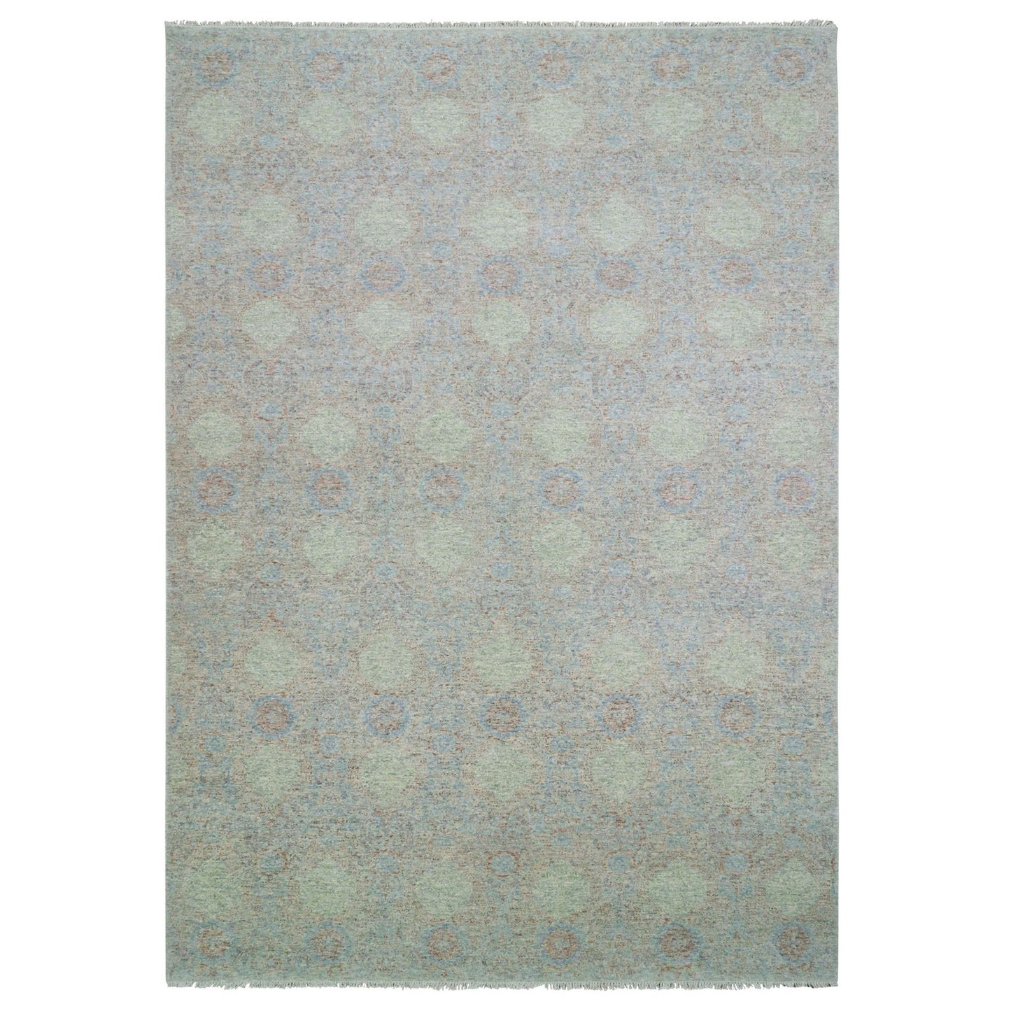12'X17'4" Obscured And Subtle 100% Wool Hand Knotted Oriental Rug