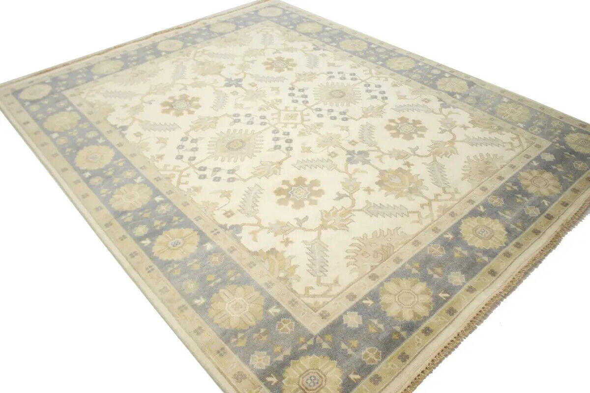8X10 Ft Handmade Vintage Oriental Rug Muted
