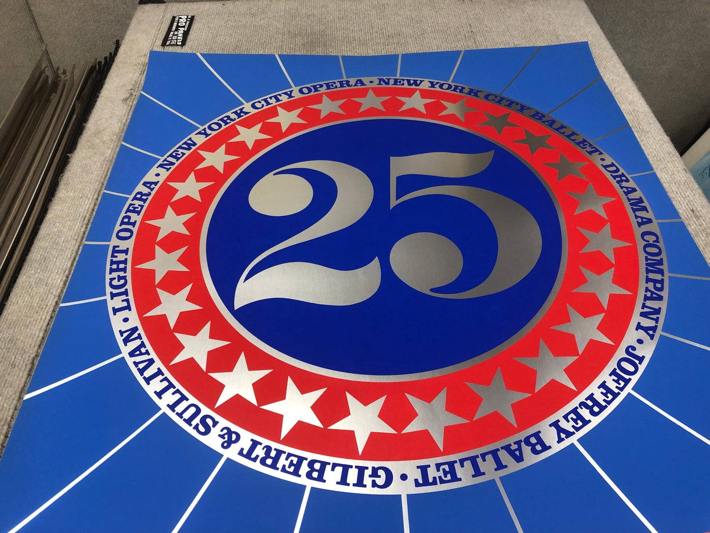 Robert Indiana New York City Center " Serigraph Pop Art Multi