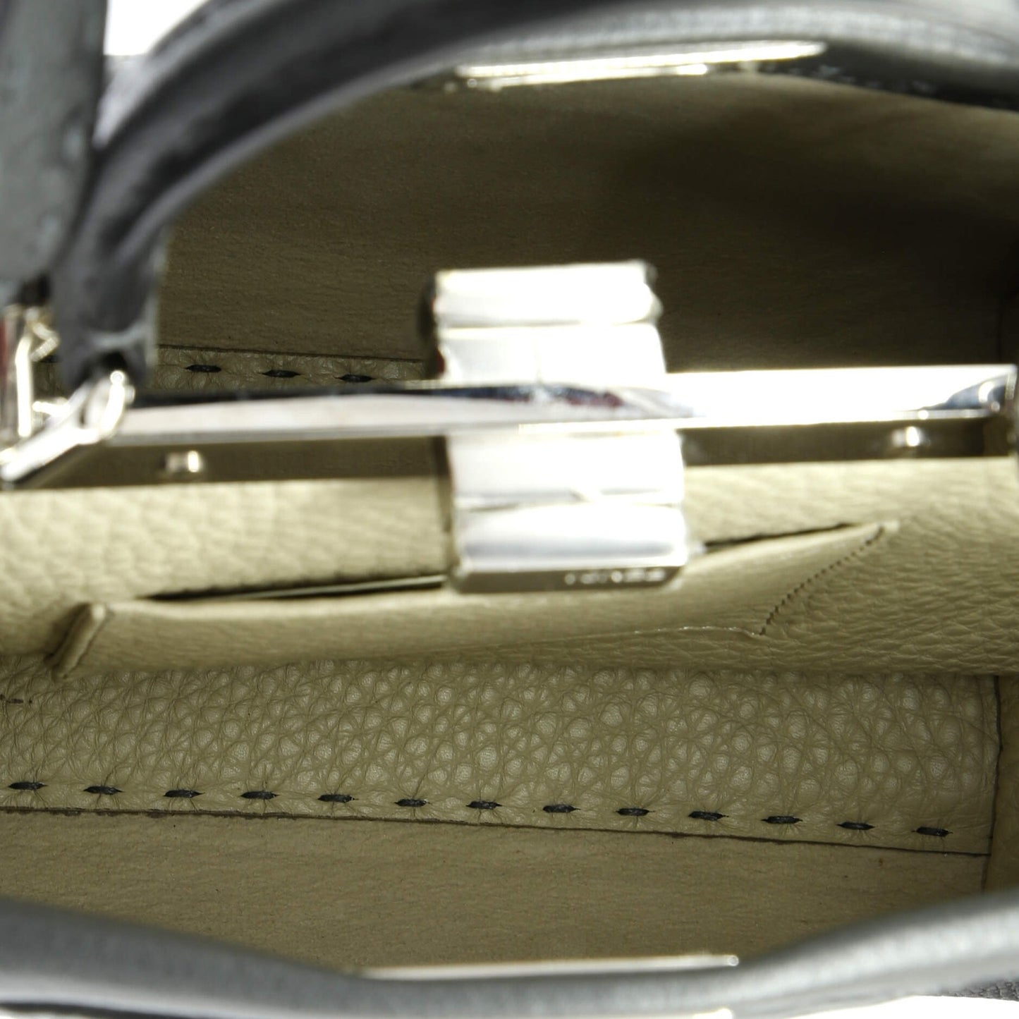 Fendi Selleria Peekaboo Bag Leather Mini