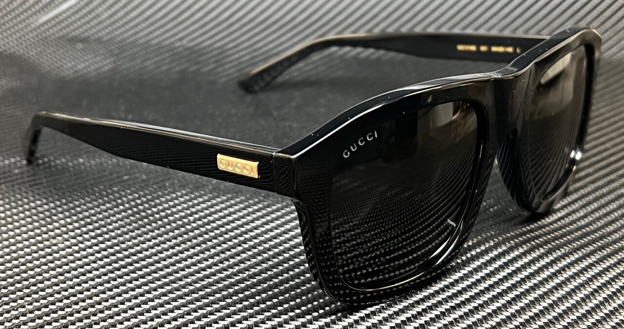 Gucci Gg1316S 001 Black Dark Grey Men'S 54 Mm