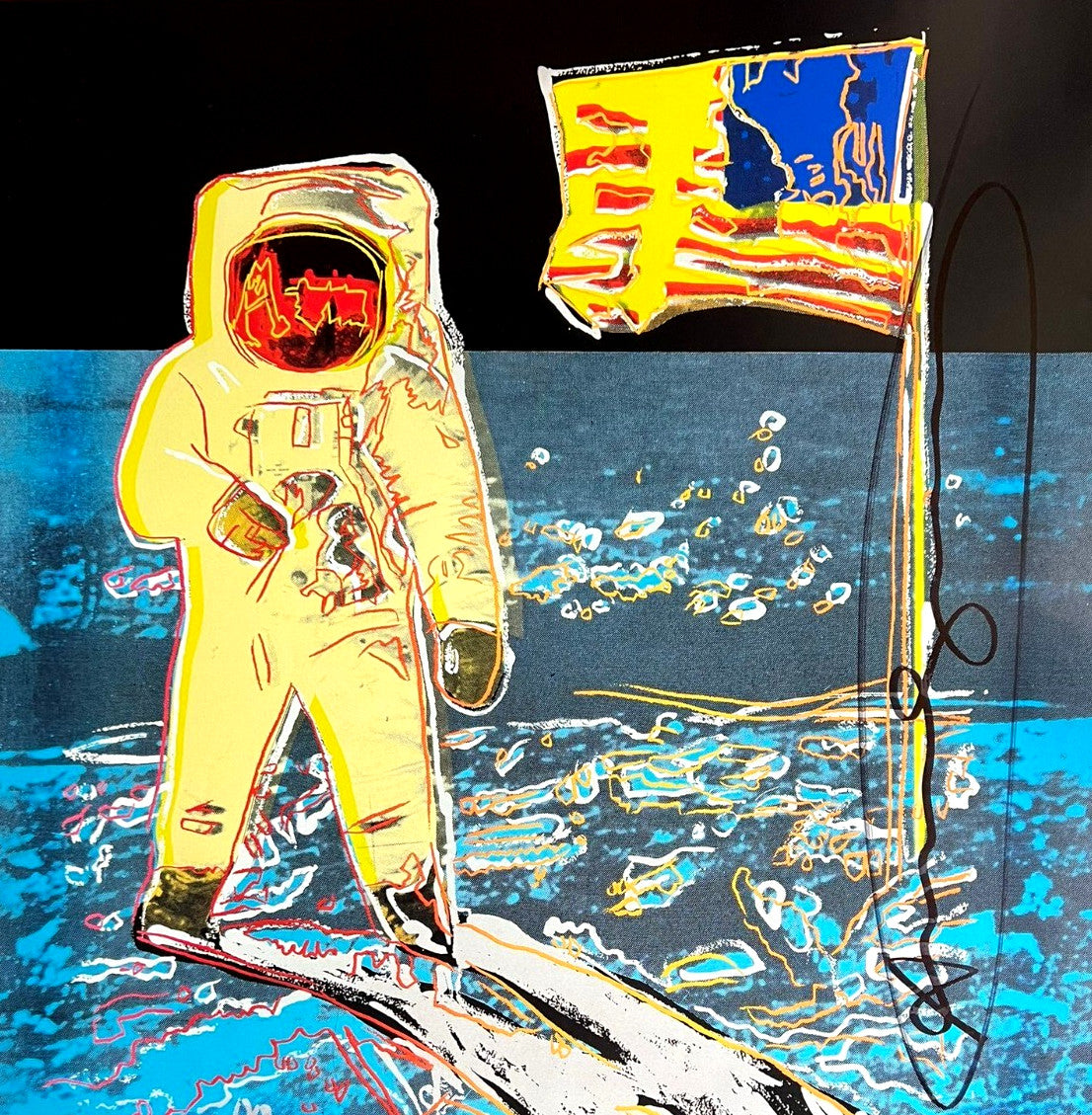Andy Warhol "Moonwalk" Hand Signed Coa
