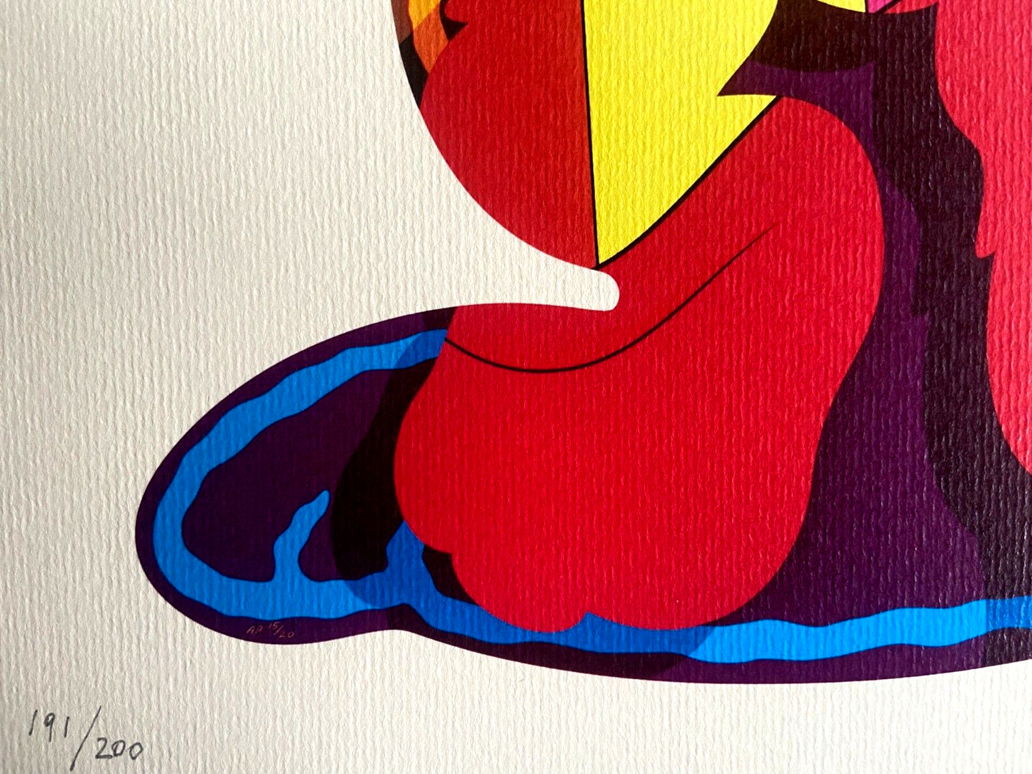 Kaws Lithograph Mori Art Museum Coa Numbered In