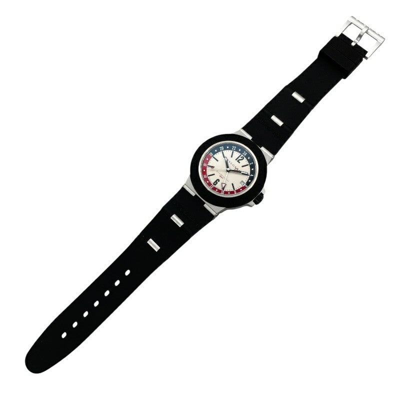 Bvlgari Aluminum Gmt 40Mm 103963 White Case Size 40Mm Men'S Used Watch #61030
