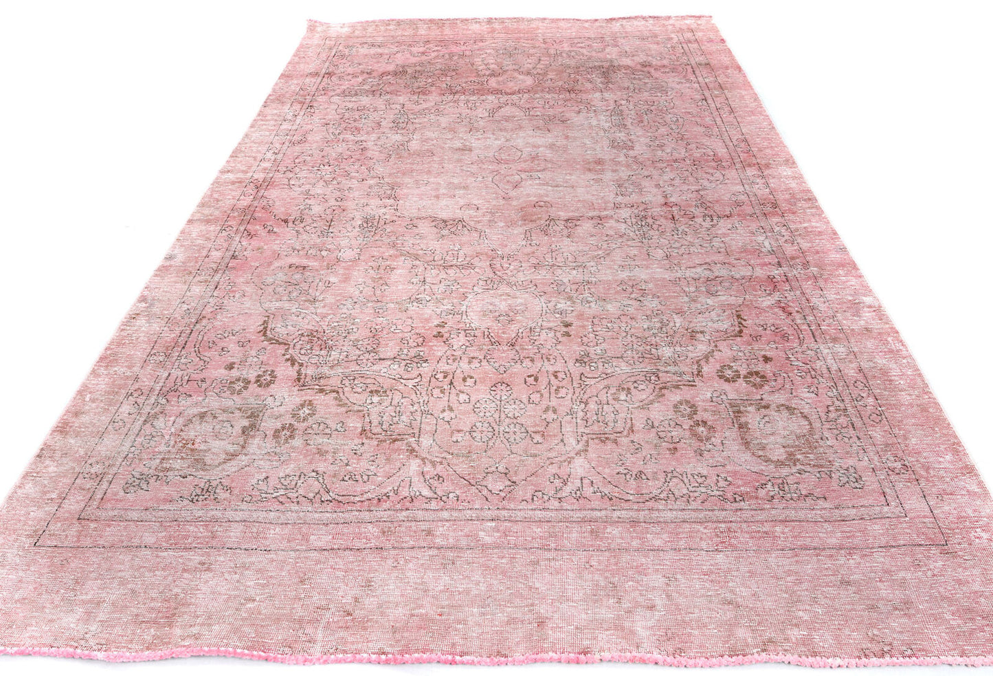 5'7X9'2 Ft Antique Distressed Vintage Oriental