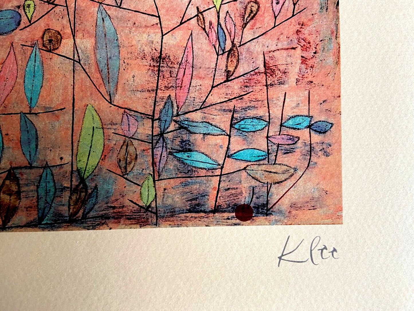 Paul Klee Lithograph Coa Numbered 175 Certified