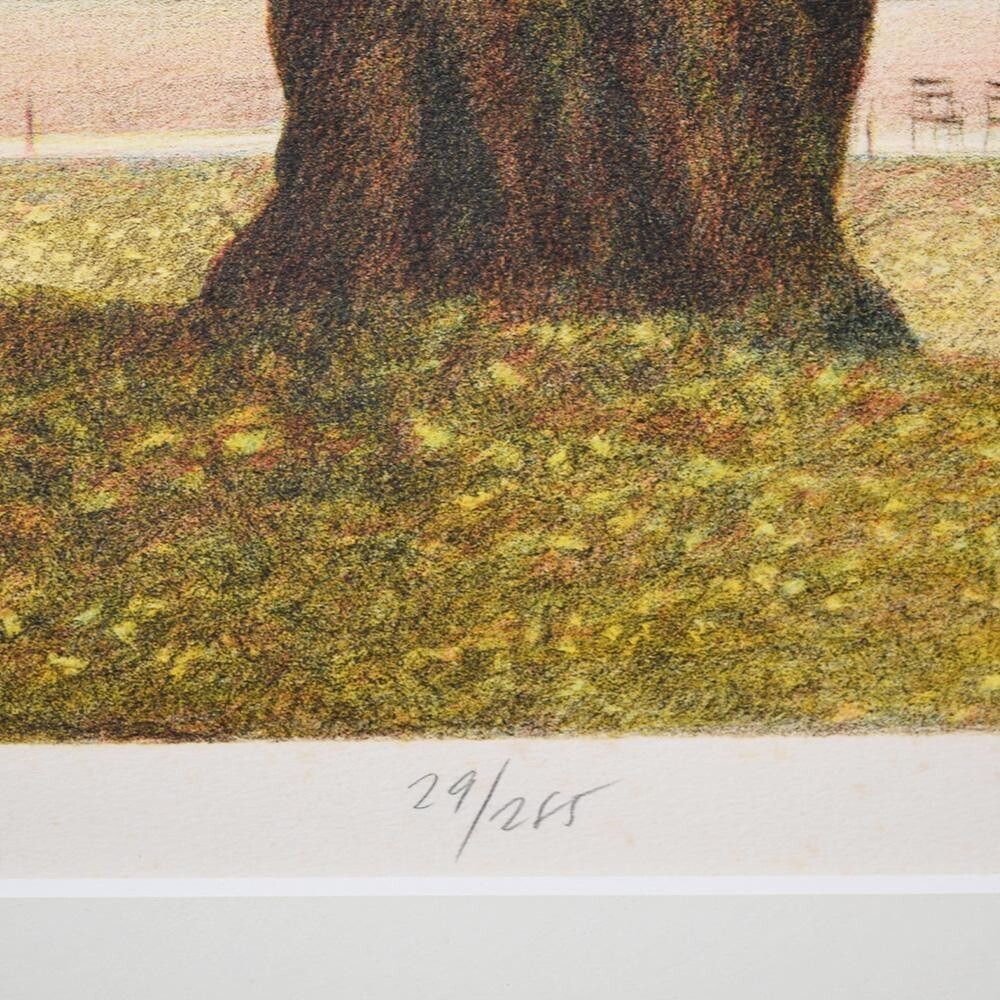 Harold Altman "Two Trees" Original Lithograph
