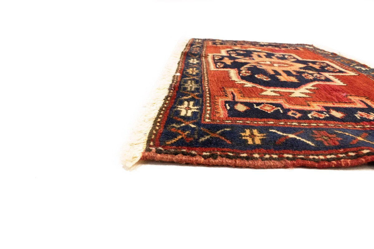 Handmade Vintage Tribal Geometric Oriental Rug