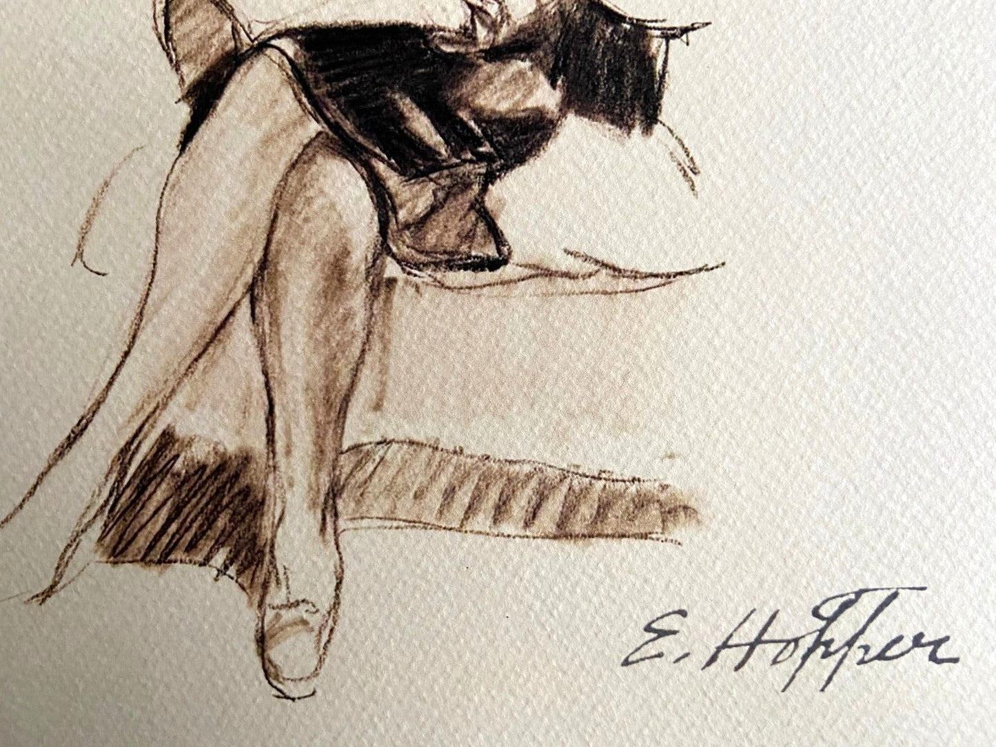 Edward Hopper Lithograph Certified - 1986 (Georgia O'Keeffe Francis Bacon)