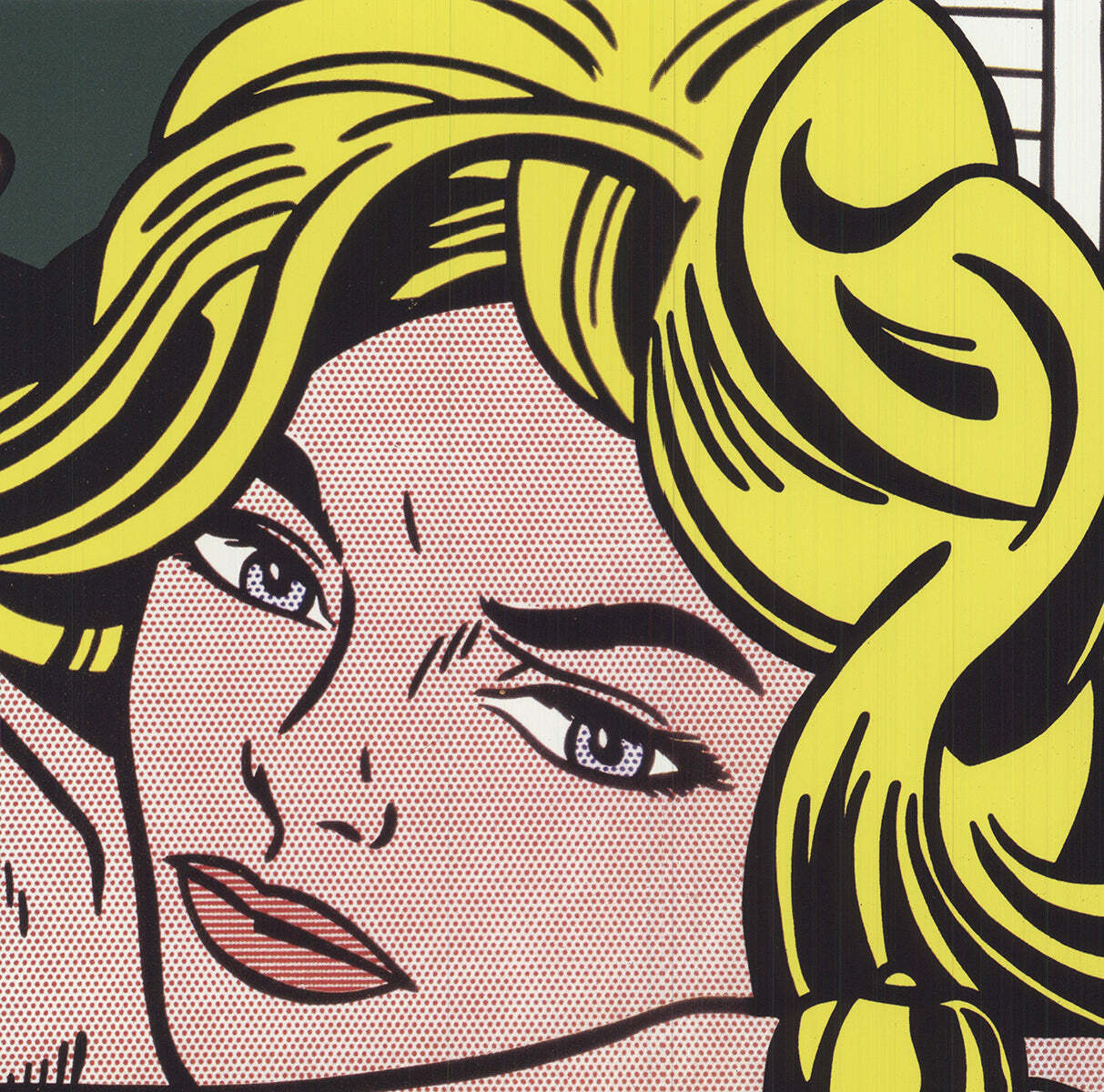 Roy Lichtenstein Blonde Waiting " Poster Pop Art