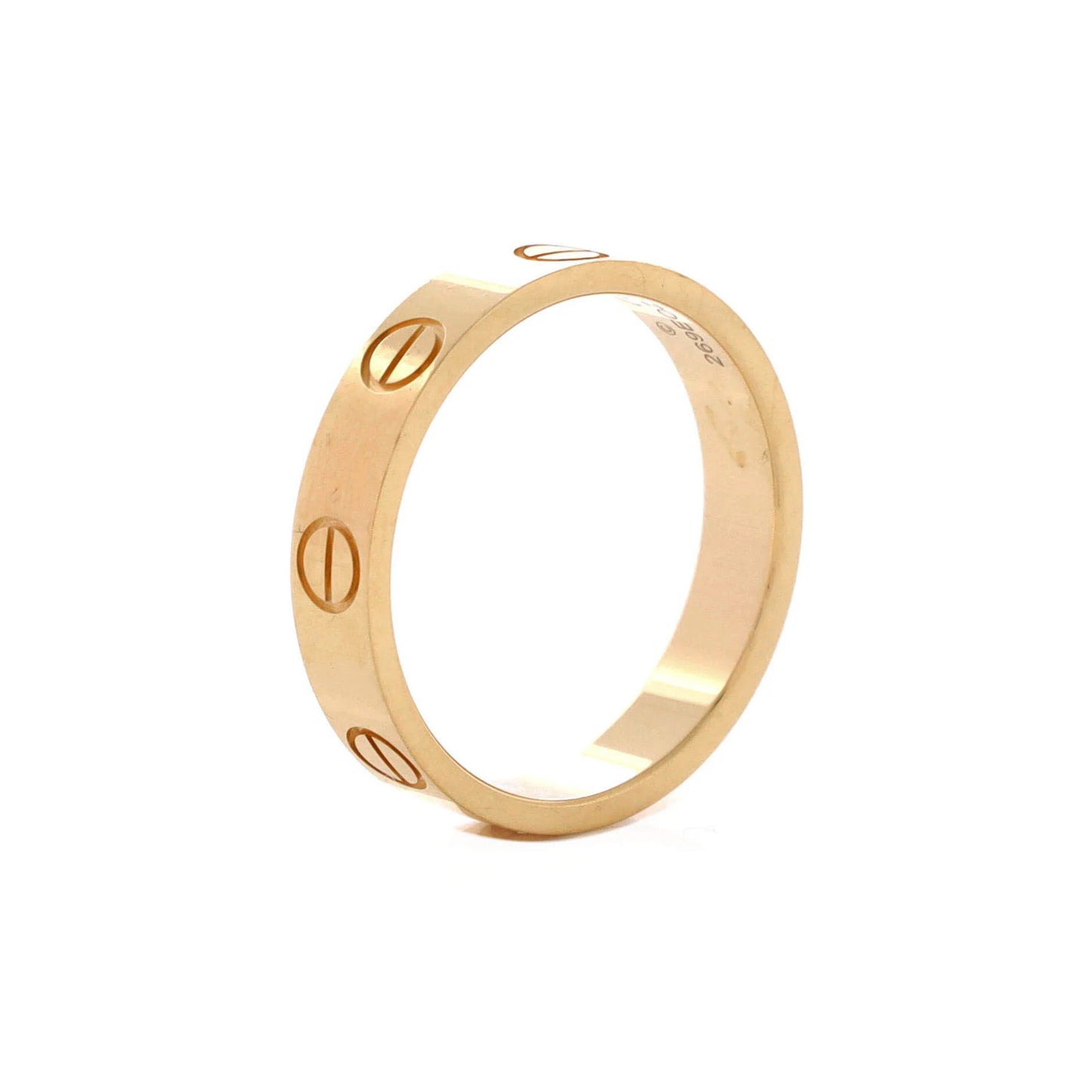Cartier Love Wedding Band Ring 18K Yellow Gold