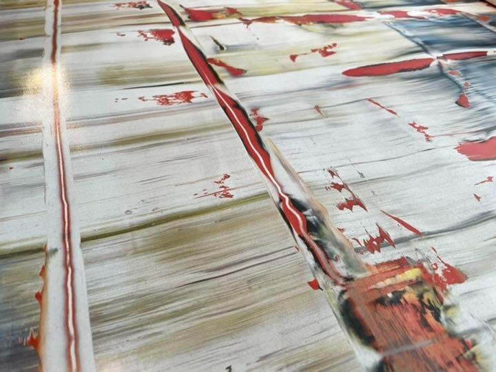 Gerhard Richter Original Exhibition Poster - Abstraktes Bild 1992 Tate Museum