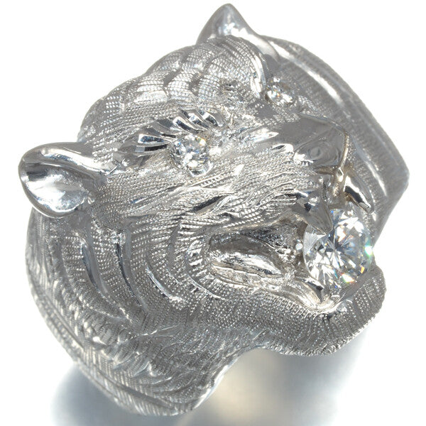 Diamond 0.48Ct Tiger Ring 50G 900 Platinum
