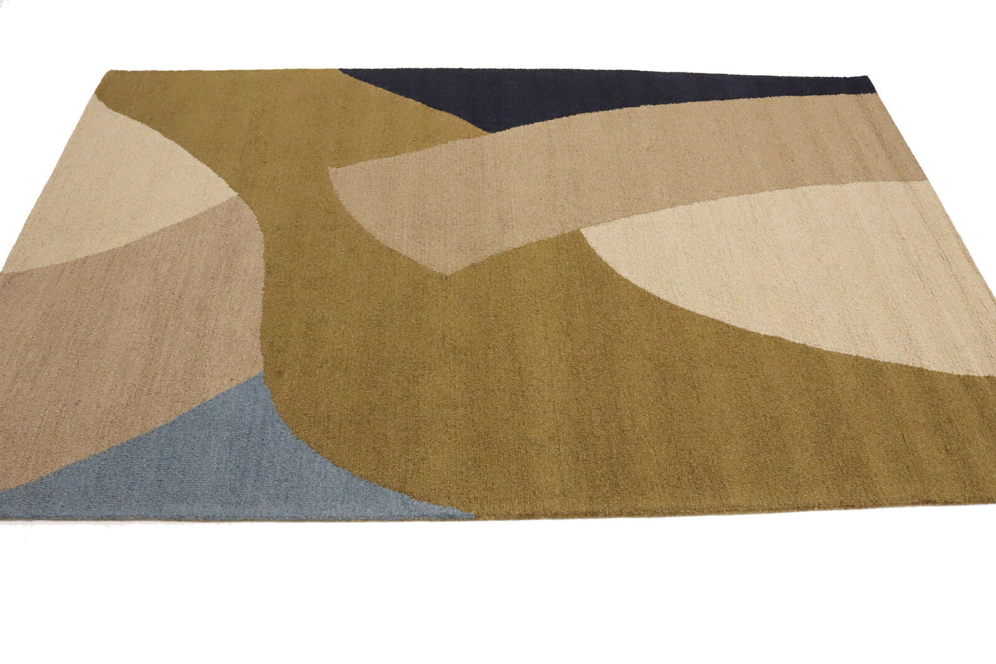 Multicolored Abstract Design Plush 5X8
