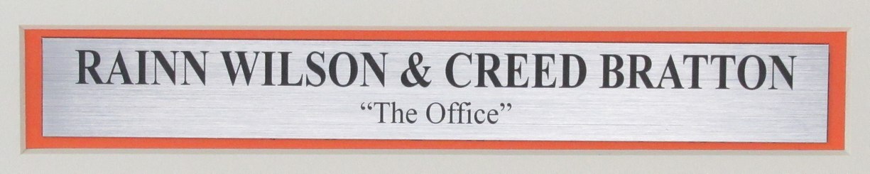 Rainn Wilson/Creed Bratton Dual-Signed 16X20