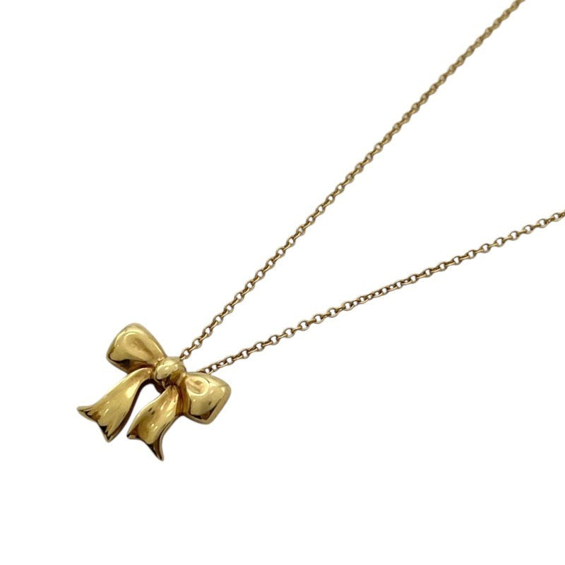Tiffany & Co. Ribbon Necklace K18Yg