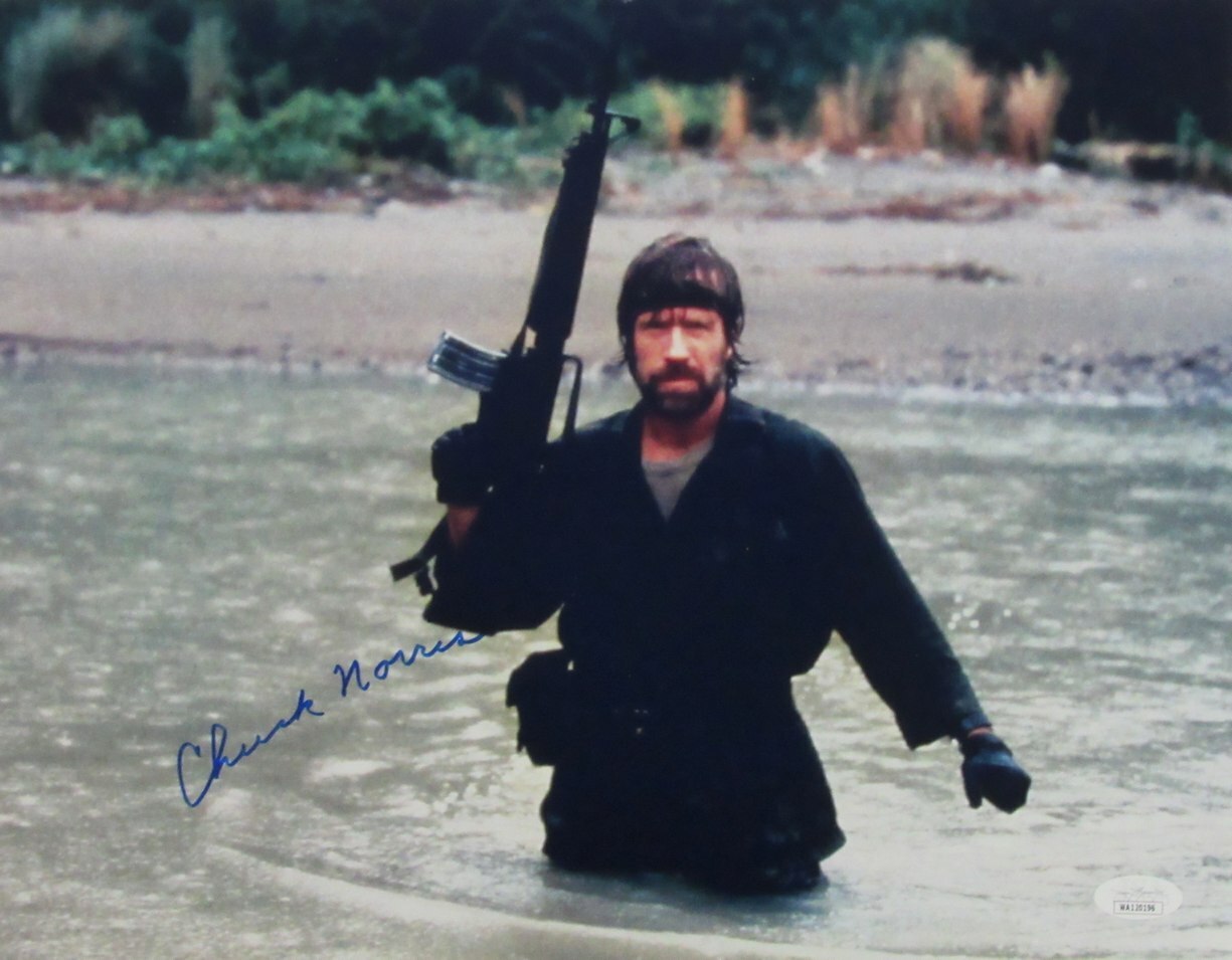 Chuck Norris Autographed 11X14 Photo Jsa