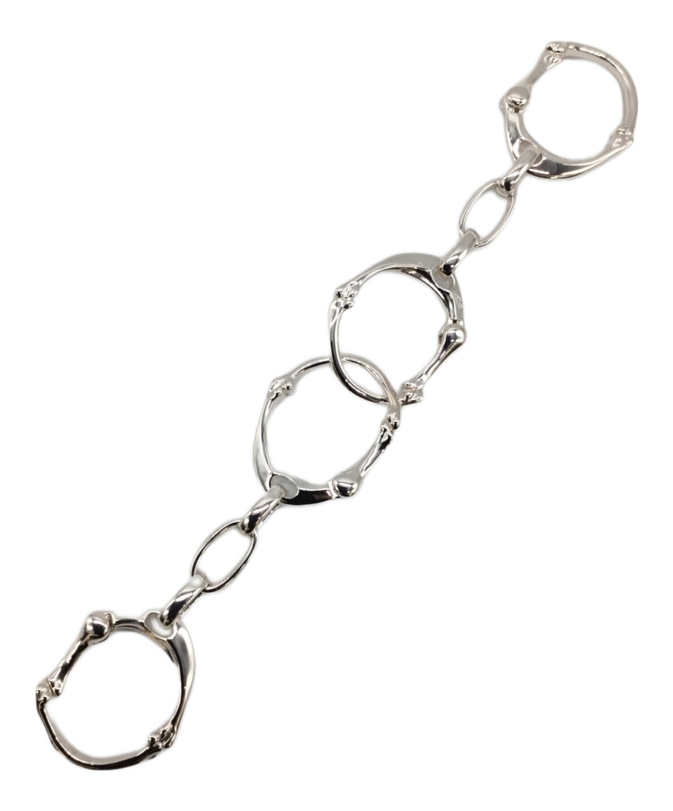 Takahiromiyashitathesoloist. Bone-Shaped Carabiner Bracelet L