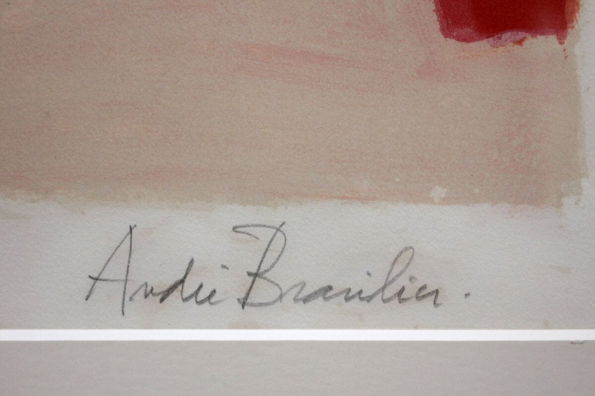 Andre Brasilier Original Lithograph "Circus"