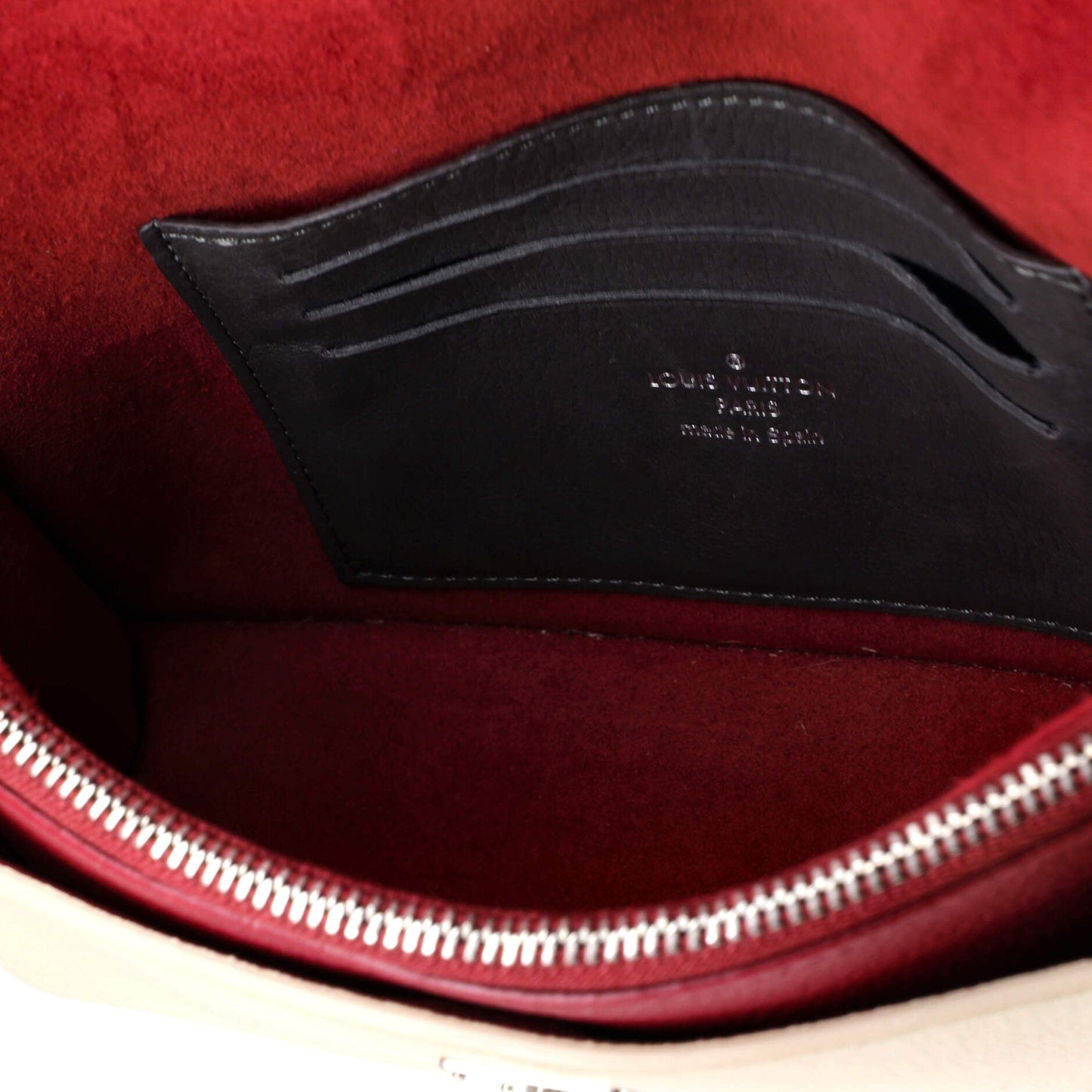 Louis Vuitton Mylockme Monochrome Handbag Leather Bb