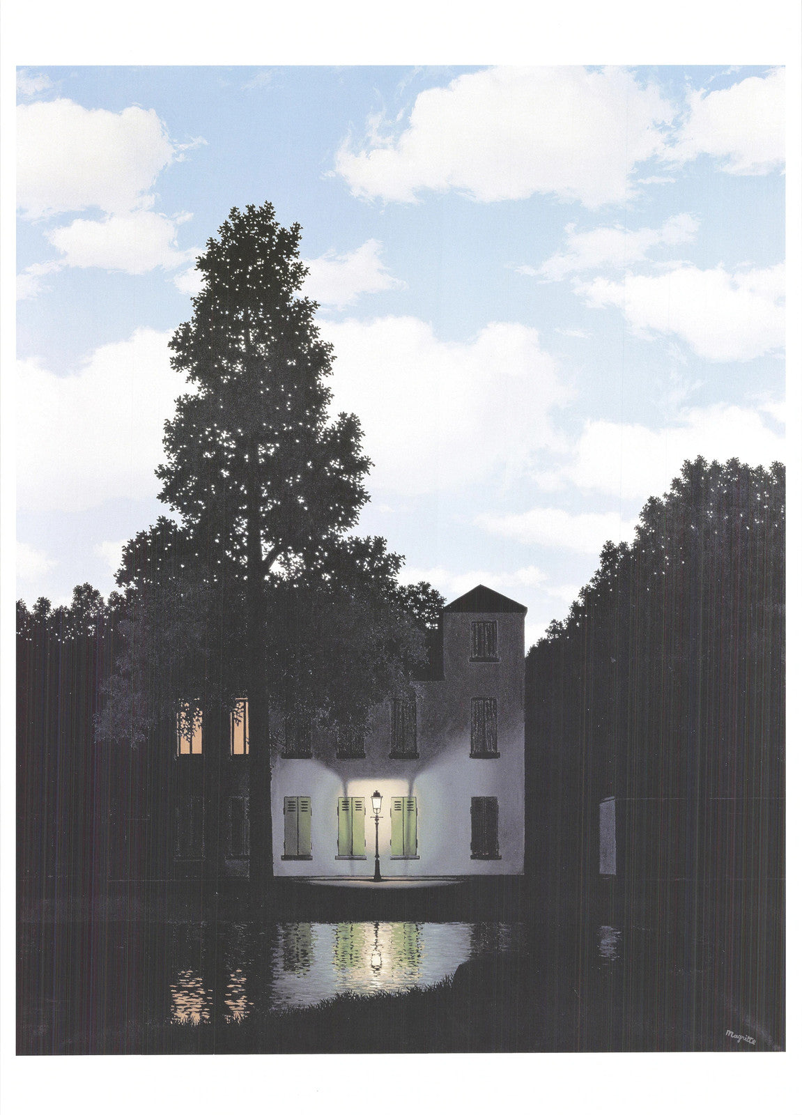 Rene Magritte L'Empire Des Lumieres,