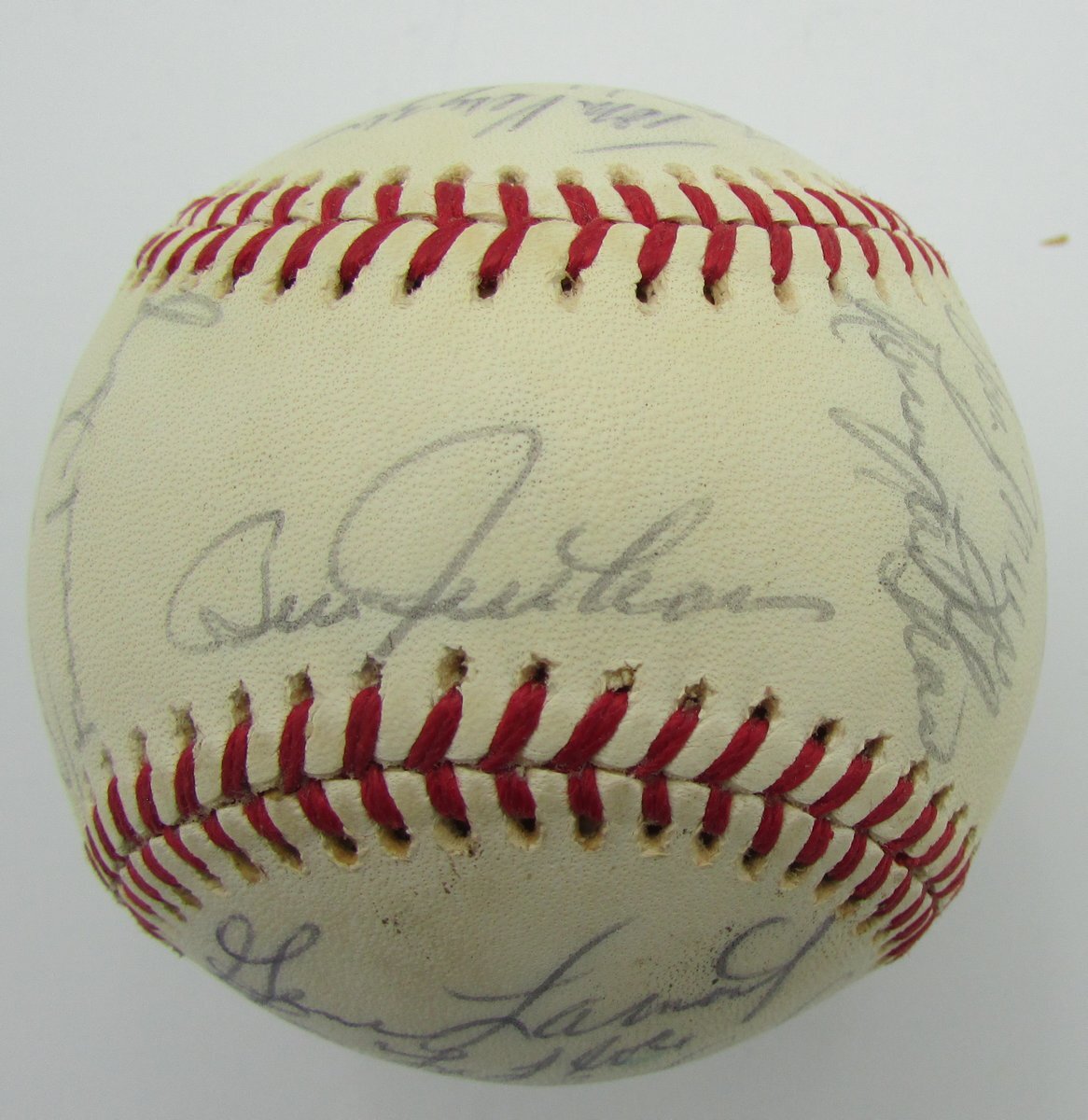1975 Detroit Tigers Team Signed By 26 Oal